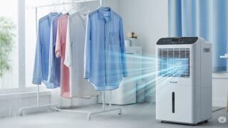 シャープ 衣類乾燥除湿機CV-S71-Wの口コミは！省エネ プラズマクラスターの実力を解説