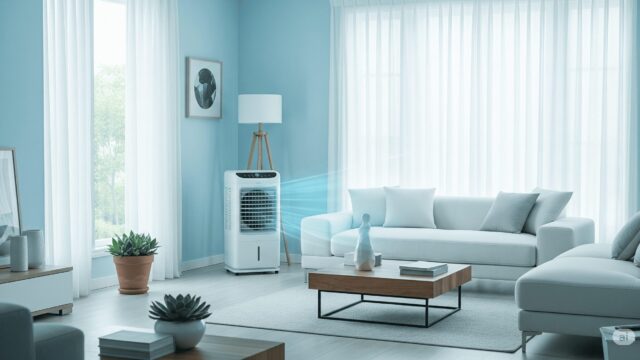 冷風扇風機 FKT007Rの口コミは？節電効果や静音性を検証