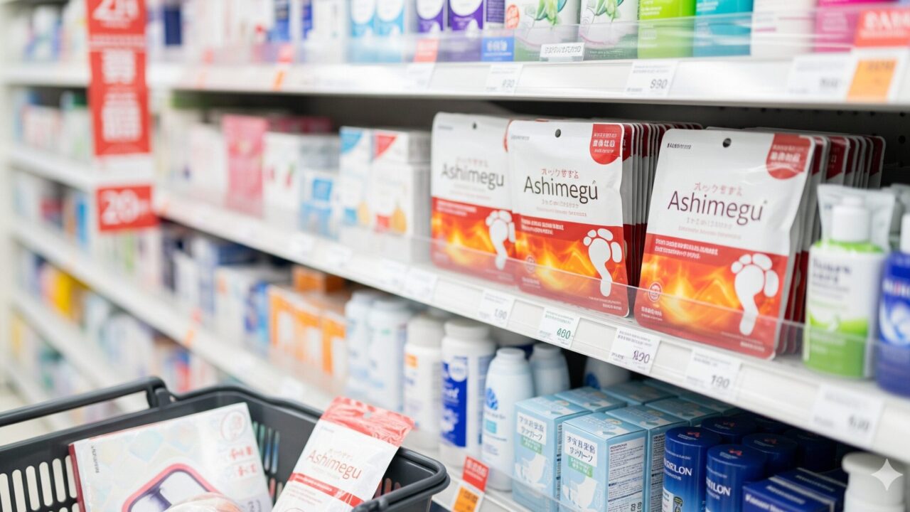 遠赤足裏シートアシメグはどこで買える？薬局やマツキヨなど販売店舗をチェック