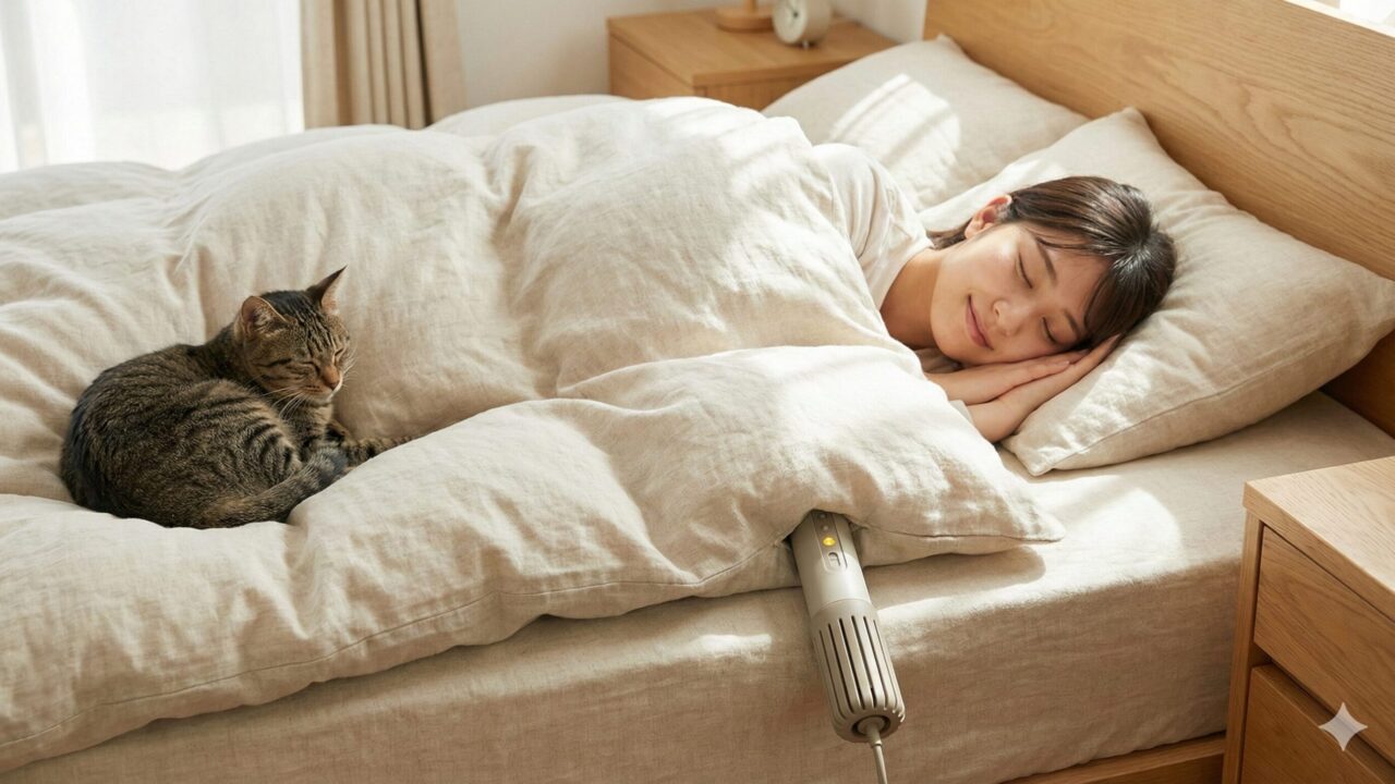 カドー布団乾燥機FEN-L01はうるさい？口コミ・使い方・電気代を総まとめ