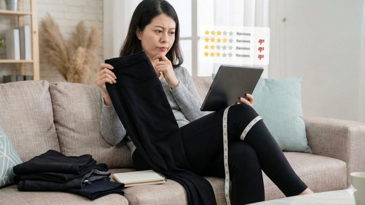 キュリエットスリムレギンスは痩せない？効果なし？悪い口コミやサイズ感を徹底調査