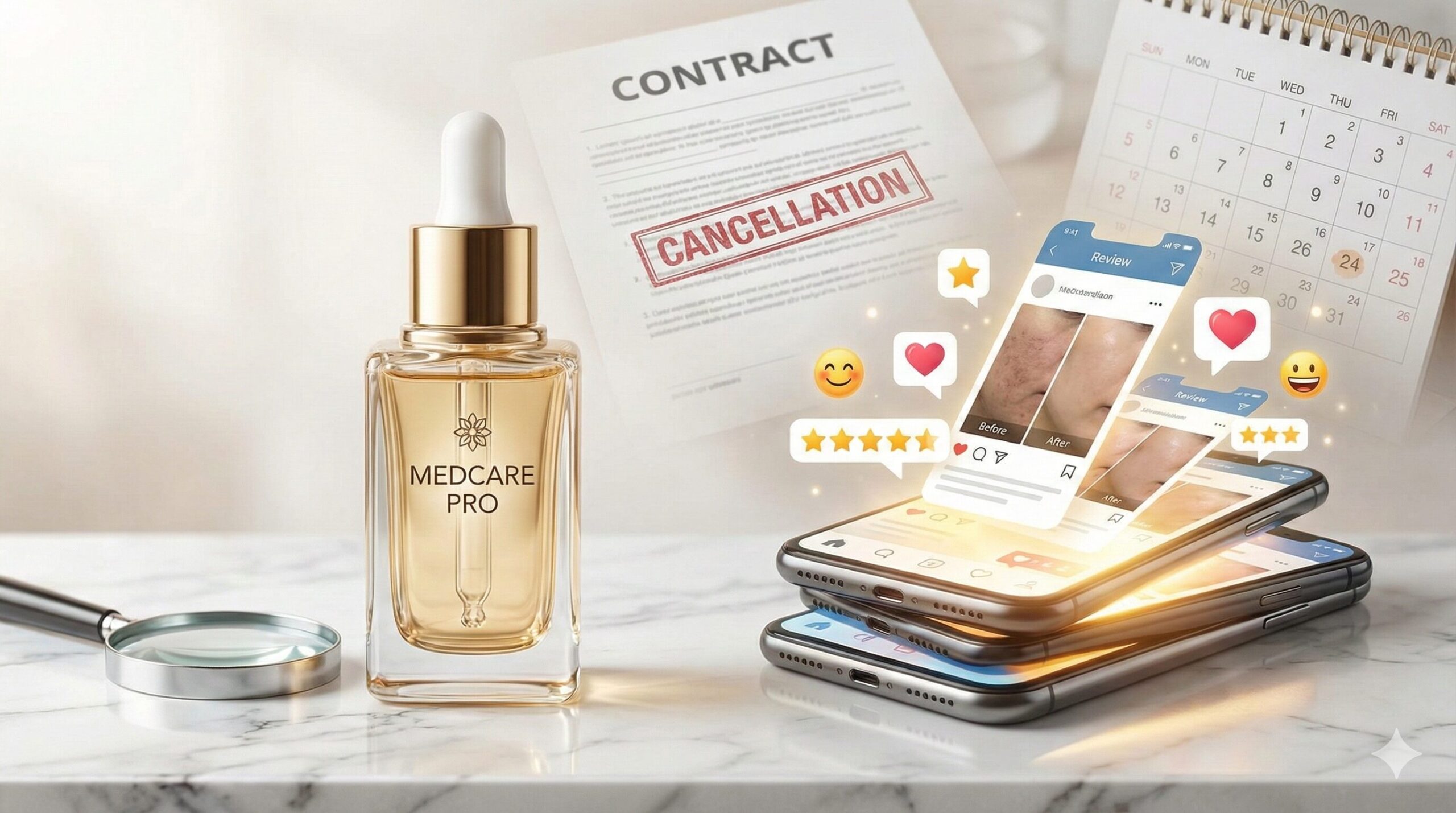 メッドケアプロ美容液の口コミと評判は？シミ取り効果の期待や解約の